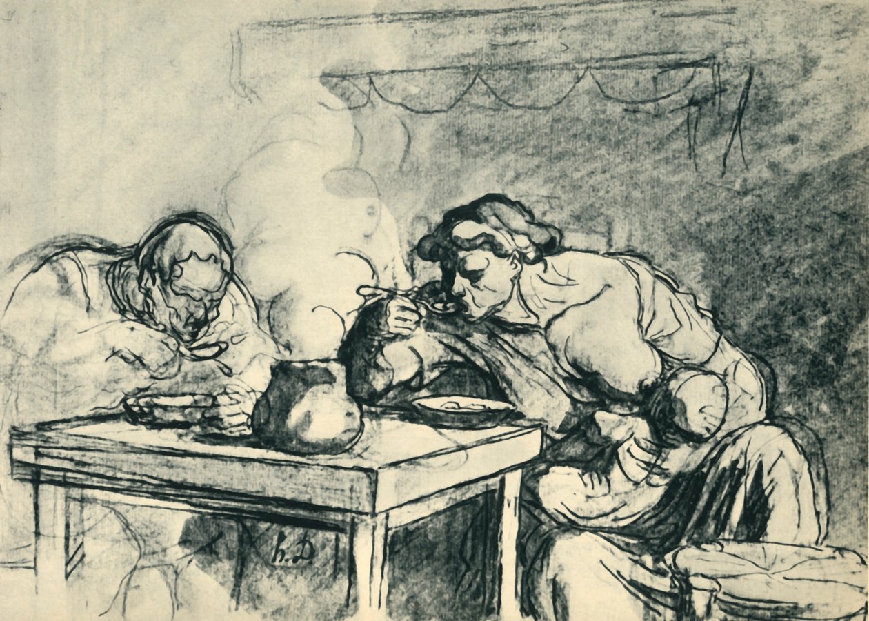 A leves, 1862-1865, 1943. alkotó: Honoré Daumier