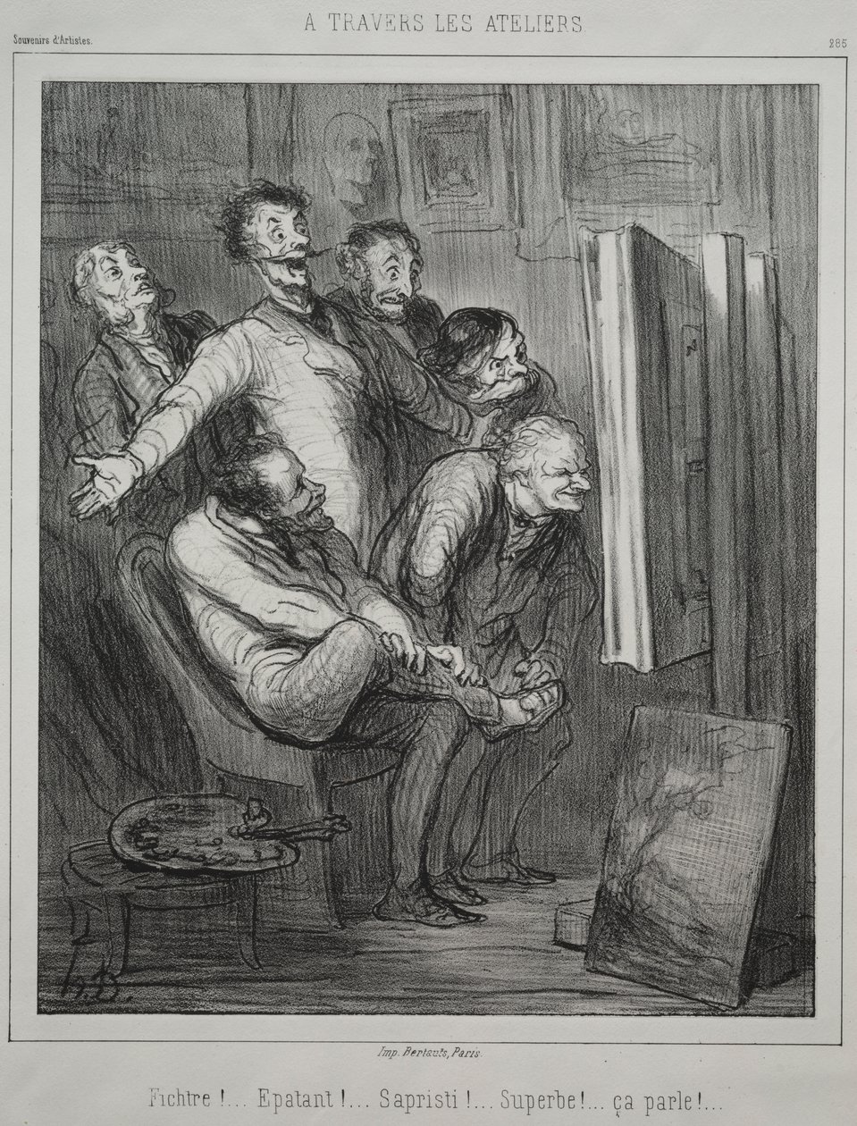 A stúdiókon keresztül alkotó: Honoré Daumier