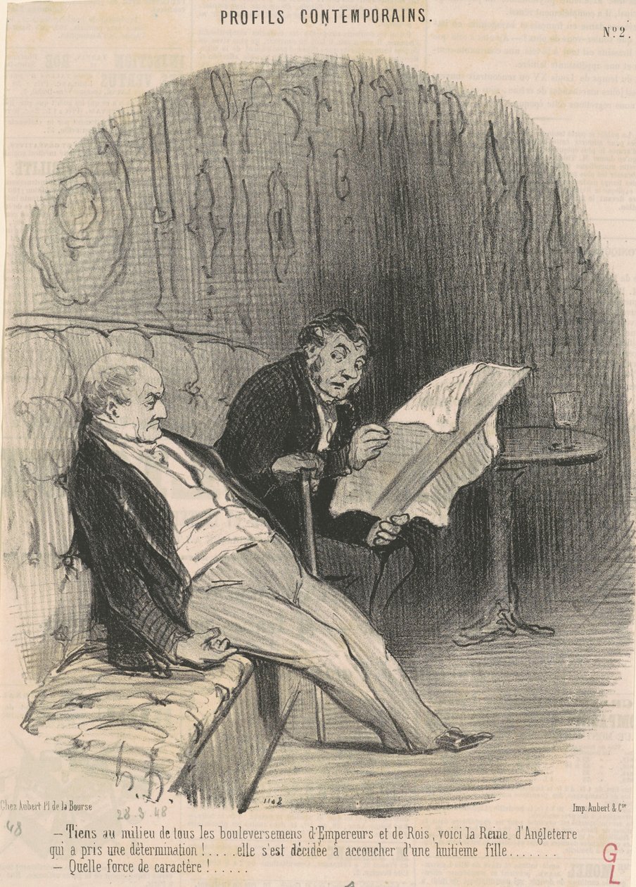 Állj a... felfordulások kellős közepébe... alkotó: Honoré Daumier