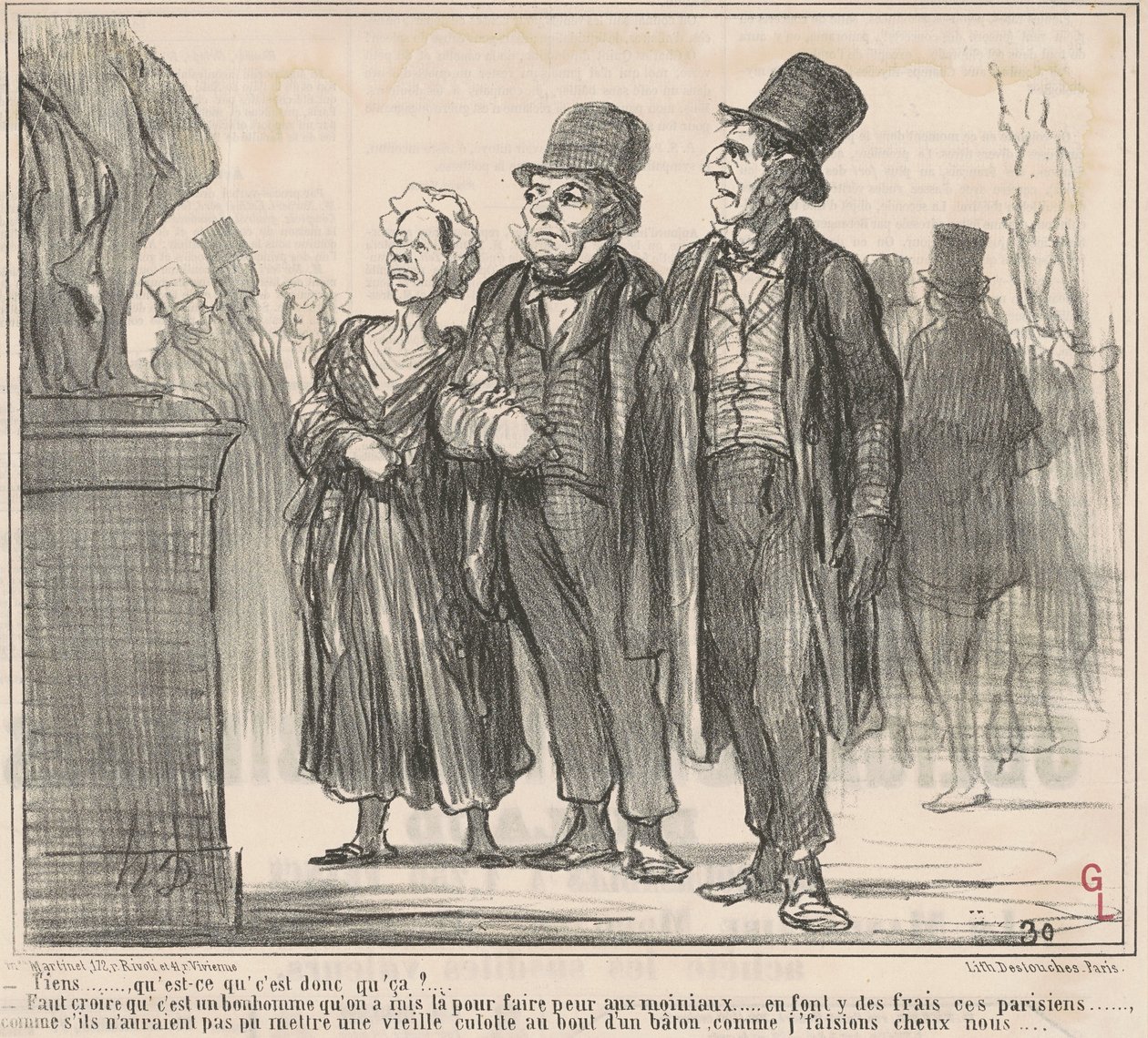 Itt... szóval mi ez? ... alkotó: Honoré Daumier