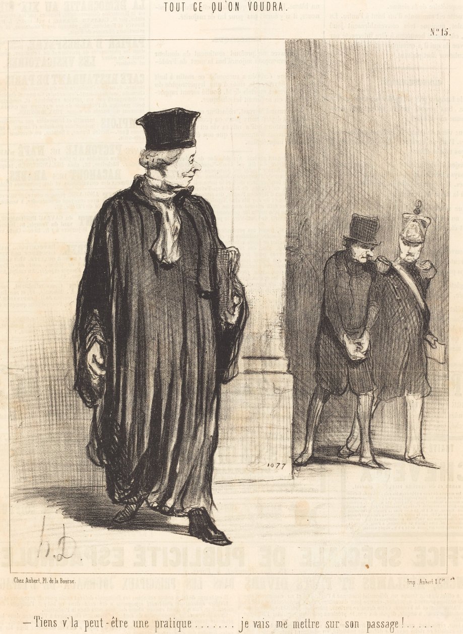 Itt talán gyakorlat alkotó: Honoré Daumier