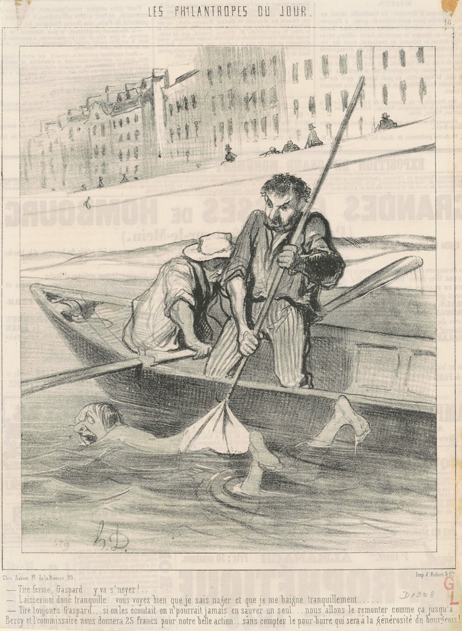 Húzz fel, Gaspard... nem lesz több... alkotó: Honoré Daumier