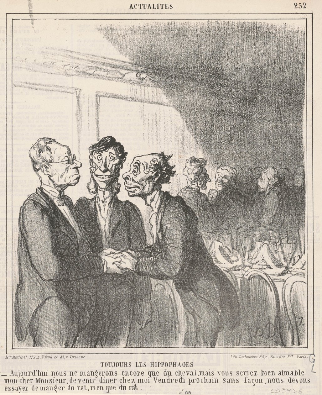 Mindig a hippofágok alkotó: Honoré Daumier