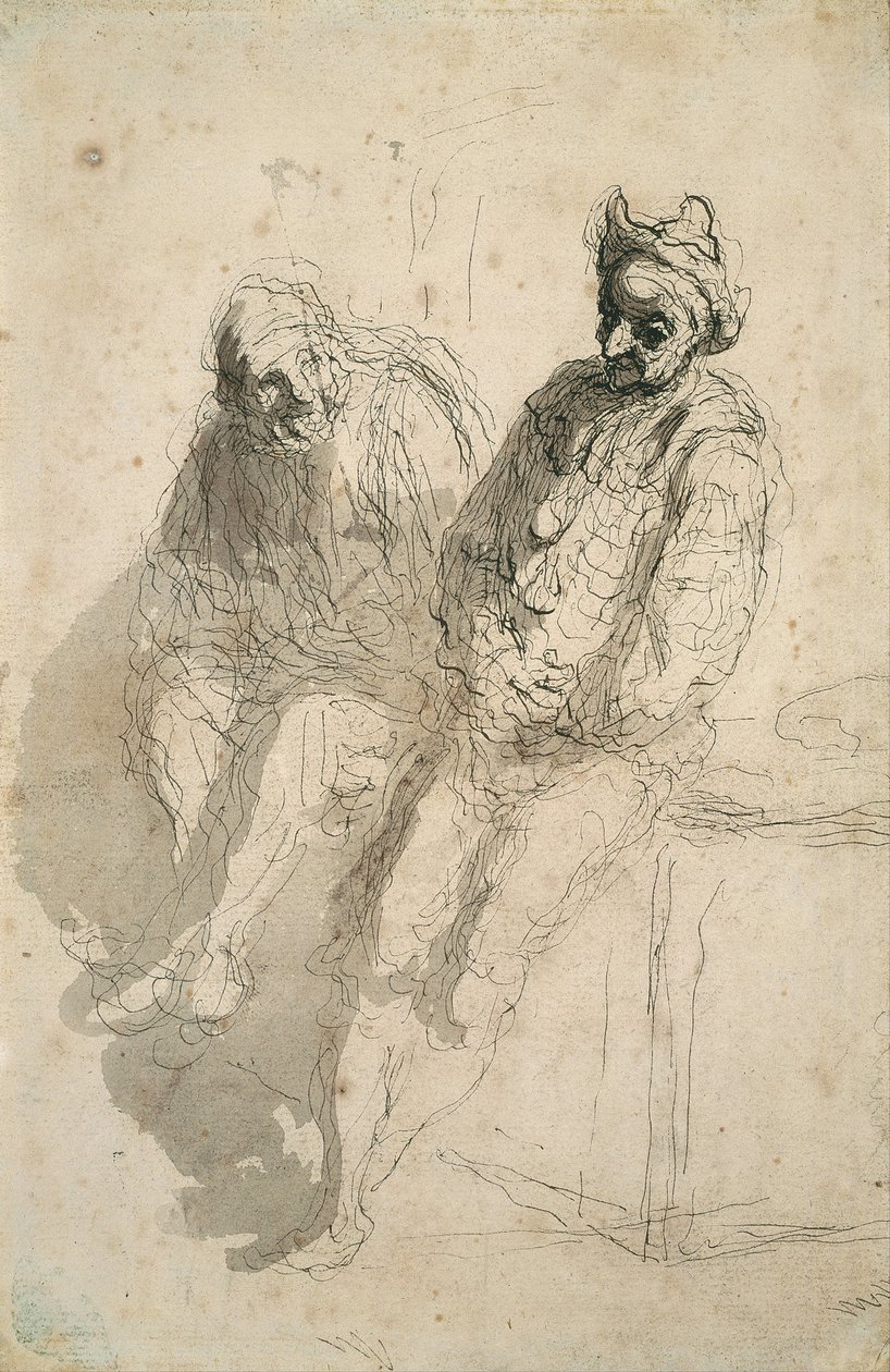 Két akrobata Két akrobata alkotó: Honoré Daumier