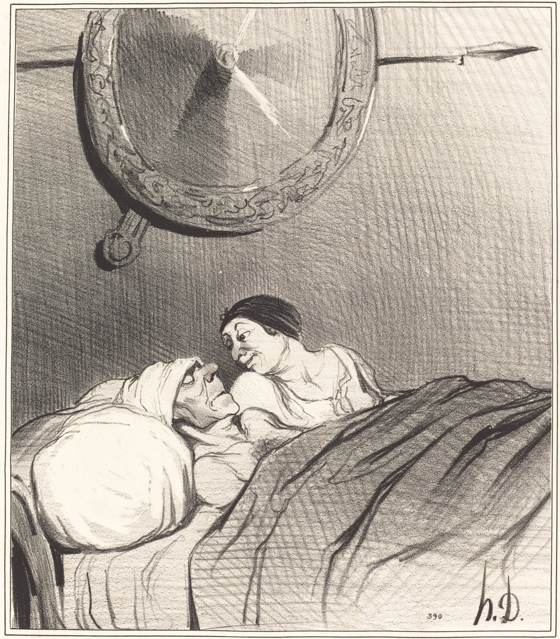 Odüsszeusz és Pénelope alkotó: Honoré Daumier