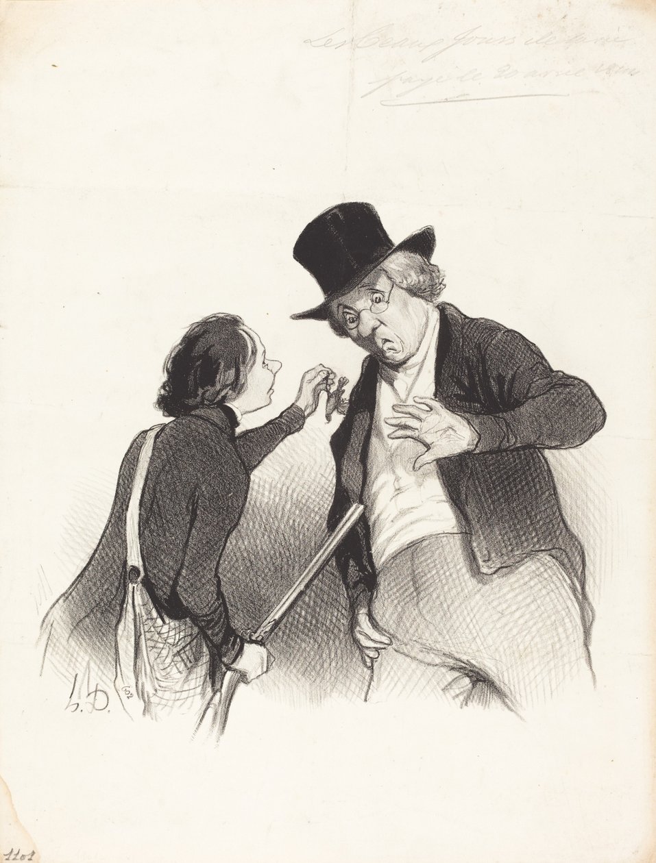 A vadászat kezdete alkotó: Honoré Daumier