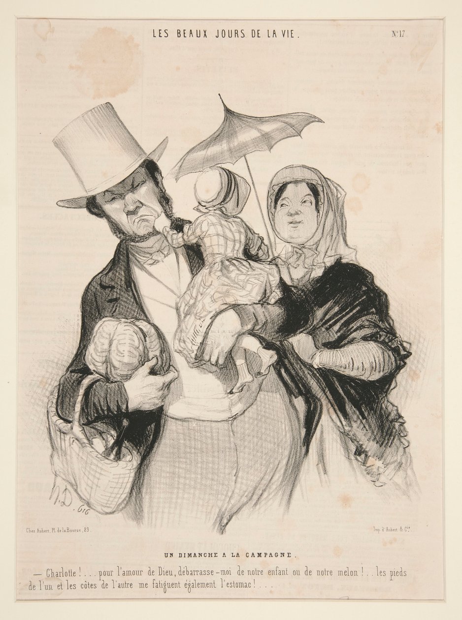 Egy vasárnap? a kampány, #17 alkotó: Honoré Daumier