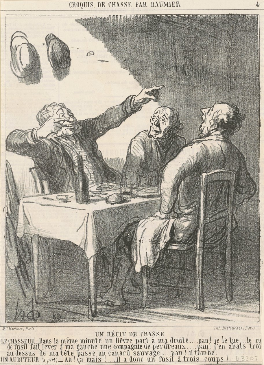 Vadászmese alkotó: Honoré Daumier