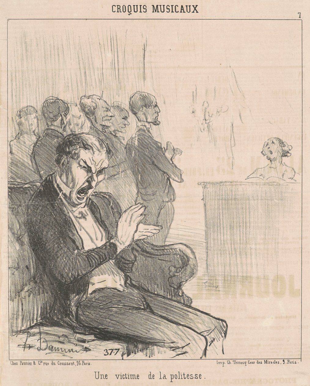 Az udvariasság áldozata alkotó: Honoré Daumier