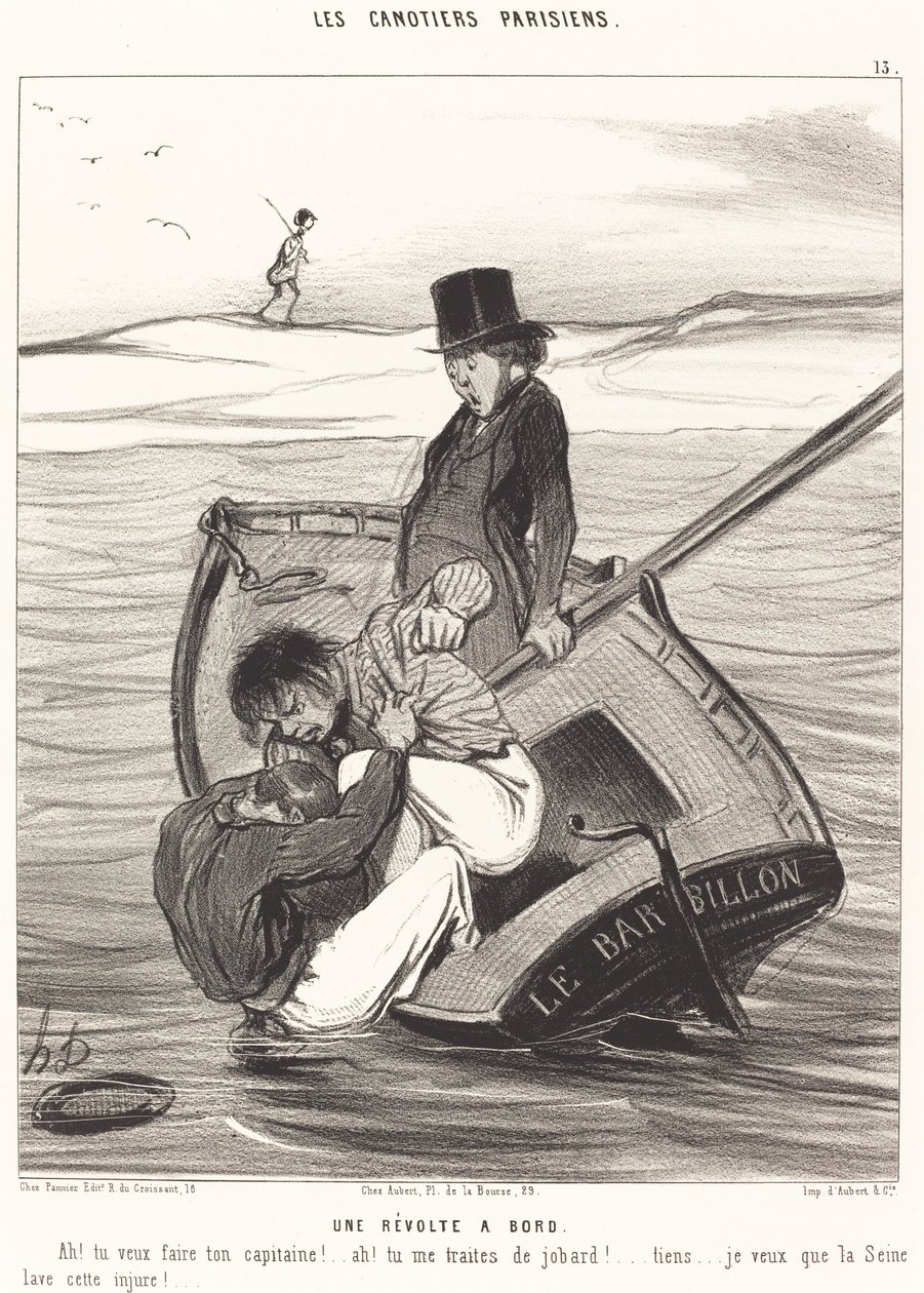 Lázadás a fedélzeten alkotó: Honoré Daumier