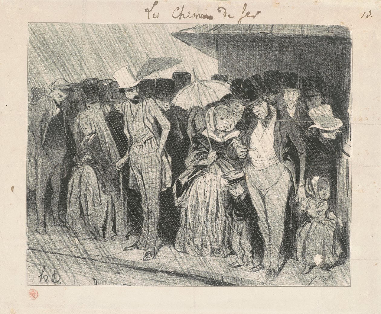 Egy végtelenül túl hosszú állomás alkotó: Honoré Daumier