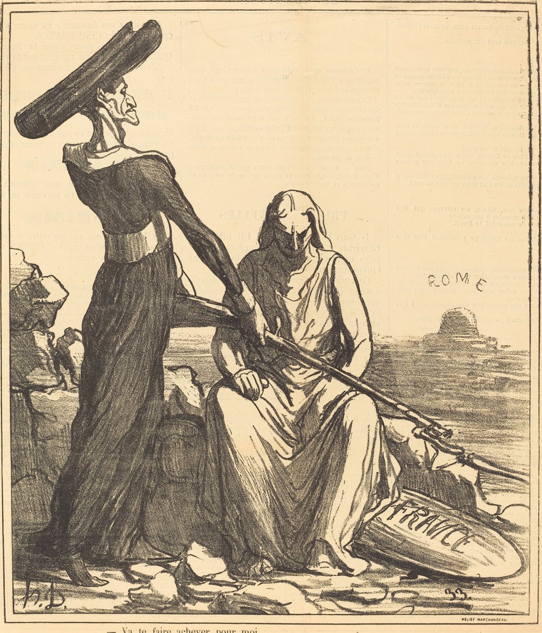 Kivégzek helyettem alkotó: Honoré Daumier