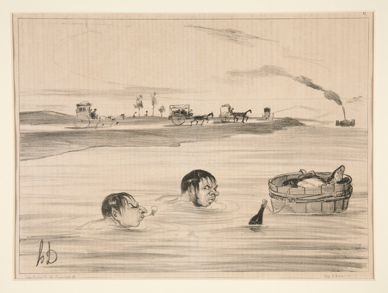 Utazás a St. Cloudon alkotó: Honoré Daumier