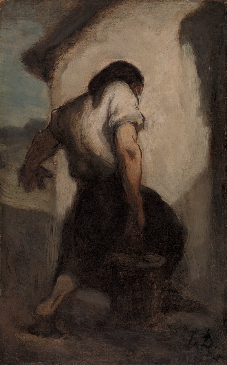 Vízhordó alkotó: Honoré Daumier