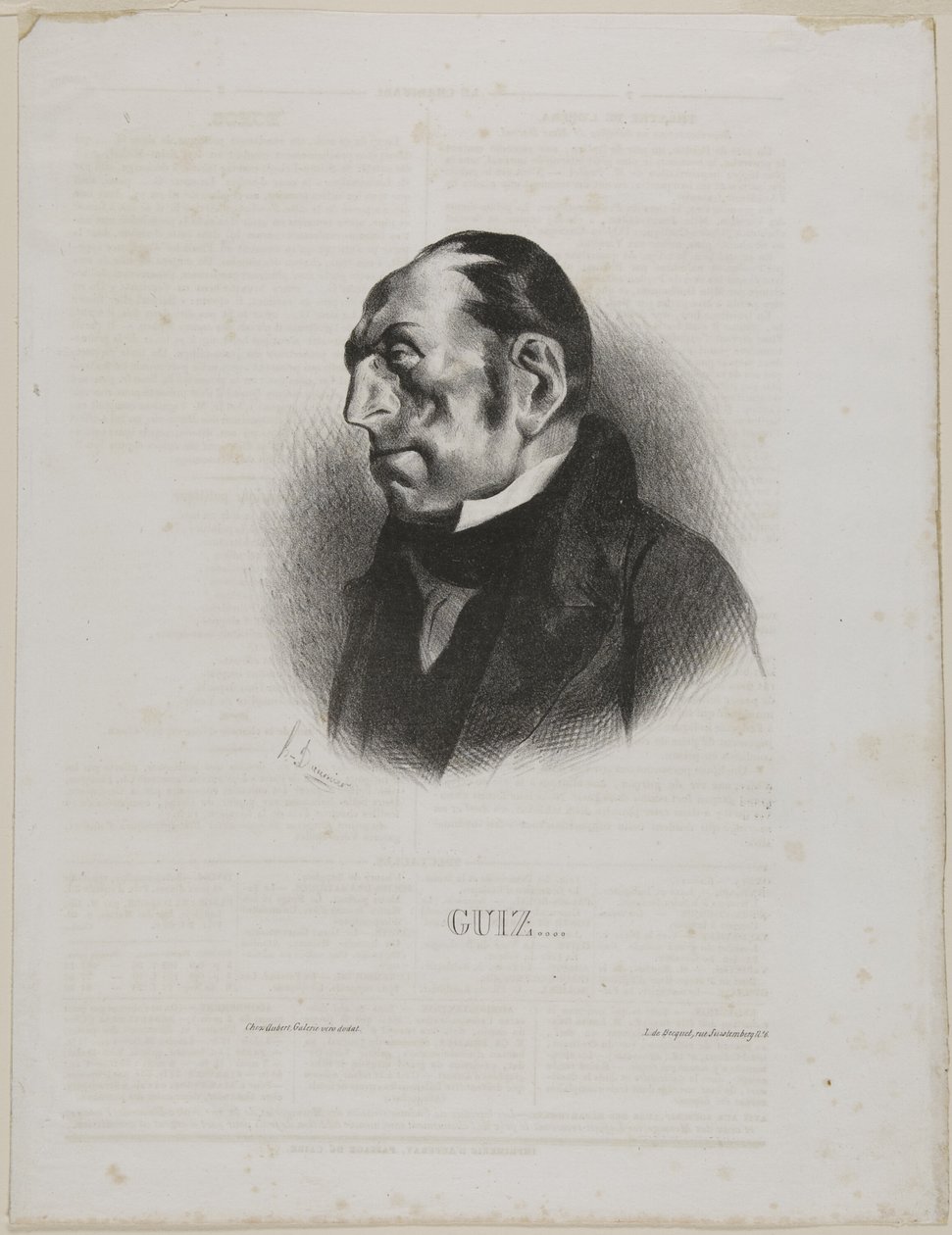 Guiz.... alkotó: Honoré Victorin Daumier