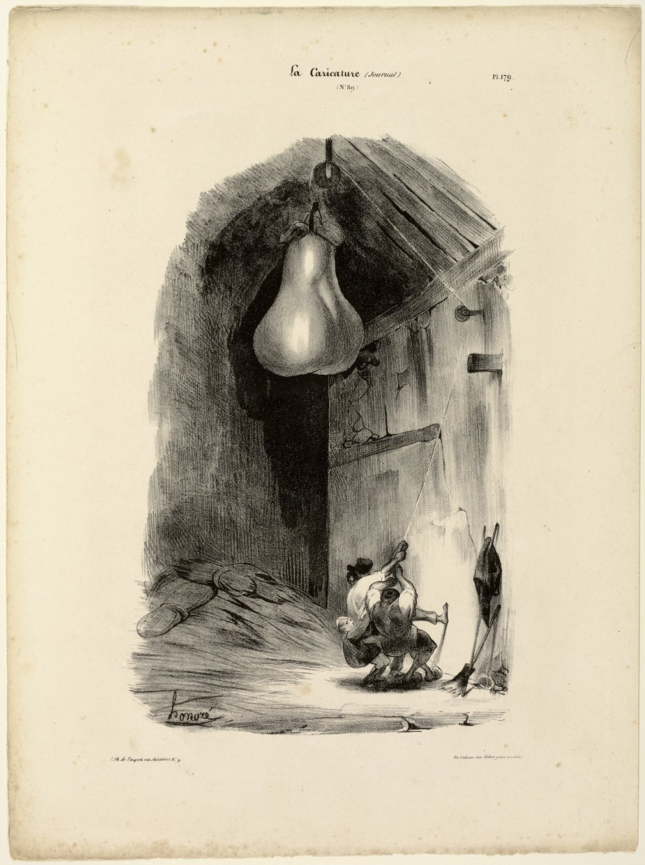 "Heave-ho!...Heave-ho! Heave-ho!", 179. tányér alkotó: Honoré Victorin Daumier