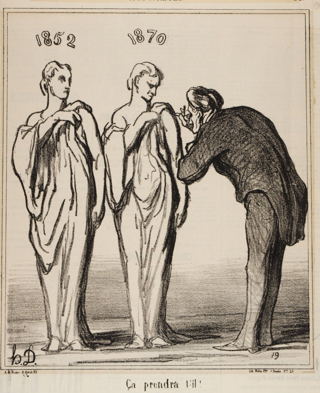 Elviszi!, 1870 alkotó: Honoré Daumier