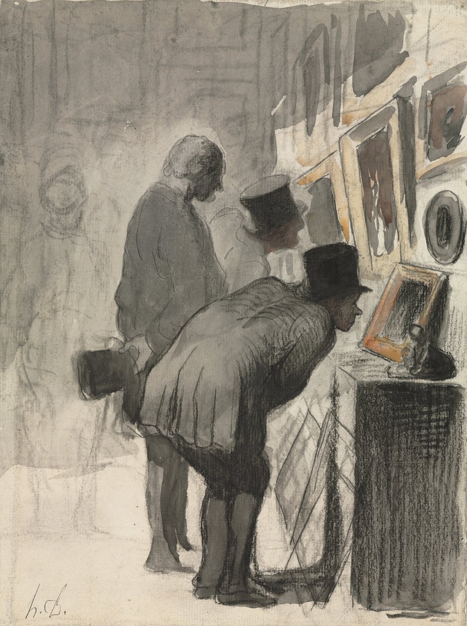 Művészetbarátok, 1863-69 alkotó: Honoré Daumier