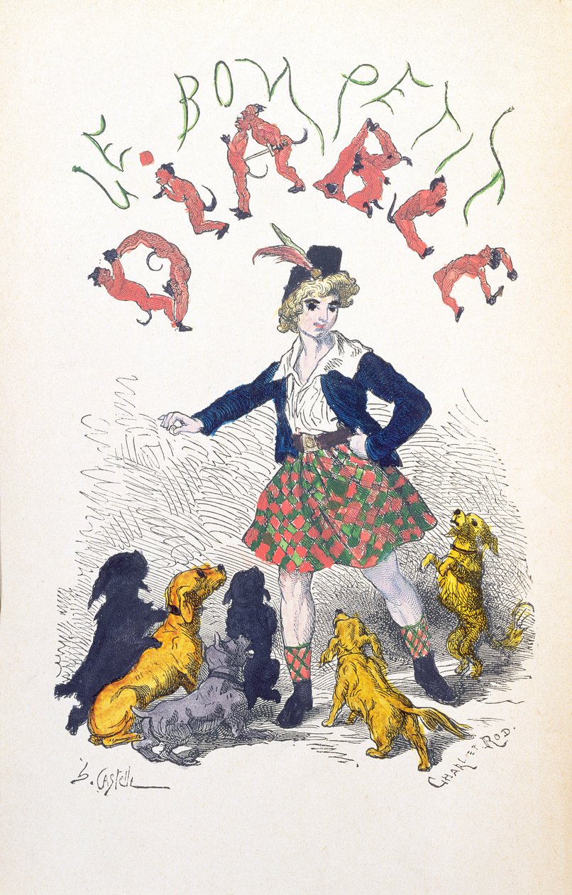A „Le Bon Petit Diable” címlapja, Sophie de Segur (1799-1874) grófnő, 19. század vége alkotó: Horace Castelli