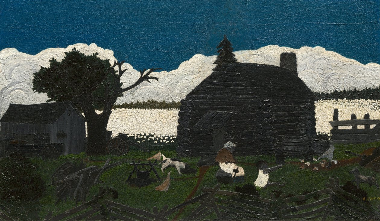 Cabin in the Cotton, c. 1931-1937. alkotó: Horace Pippin
