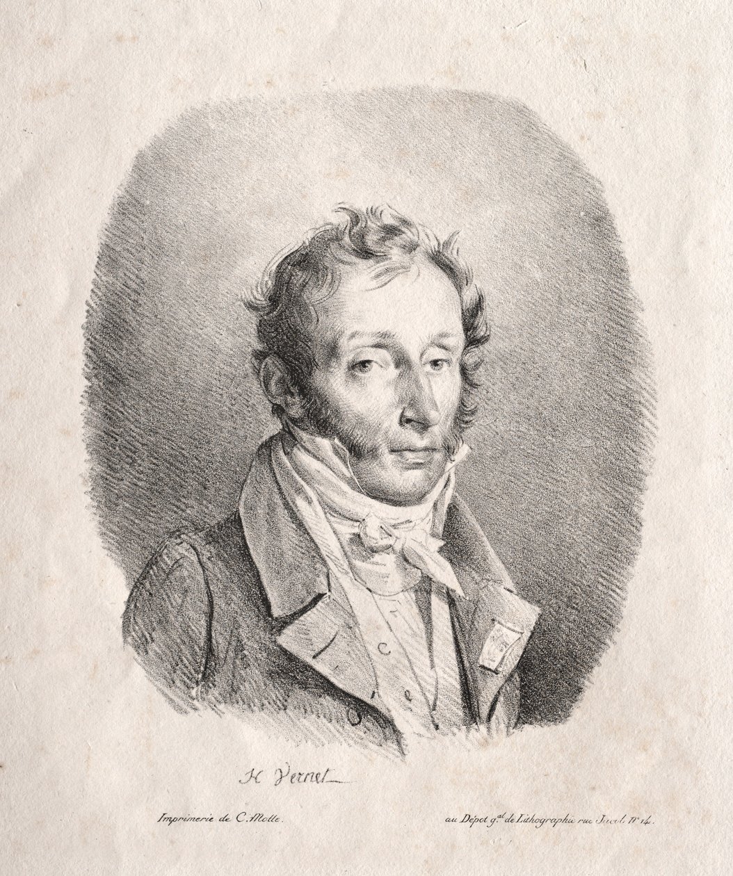 Carle Vernet, 1817. alkotó: Emile Jean Horace Vernet