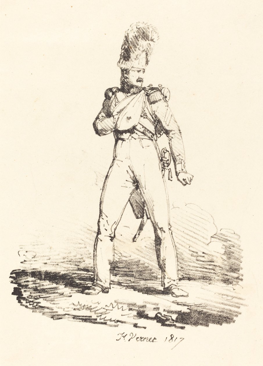 Gránátos alkotó: Emile Jean Horace Vernet