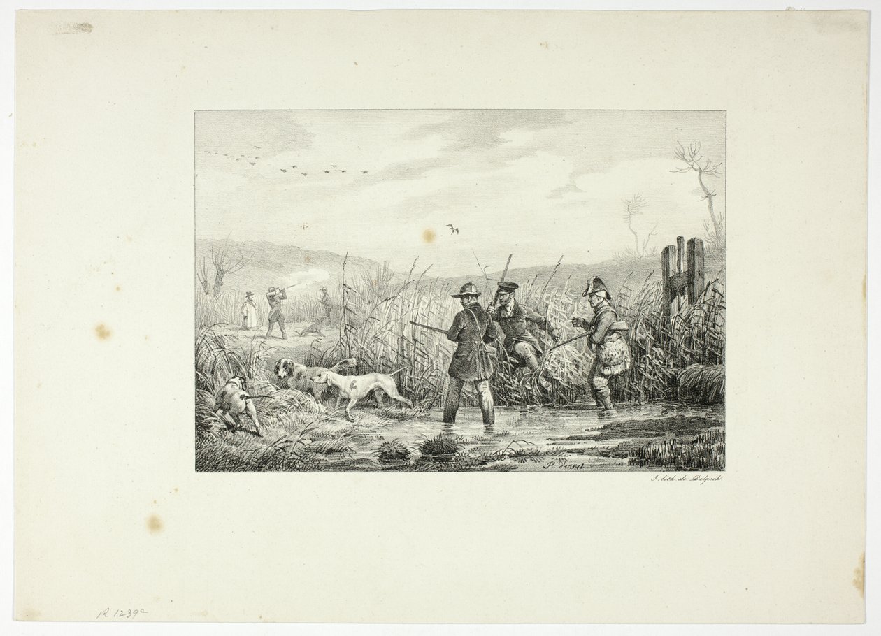 Vadászok alkotó: Emile Jean Horace Vernet
