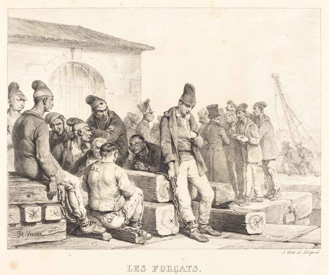 Az elítéltek alkotó: Emile Jean Horace Vernet