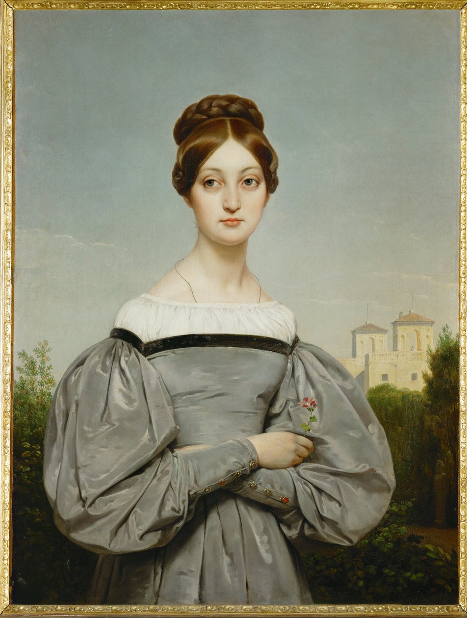 Louise Vernet, a művész lánya ... alkotó: Horace Vernet