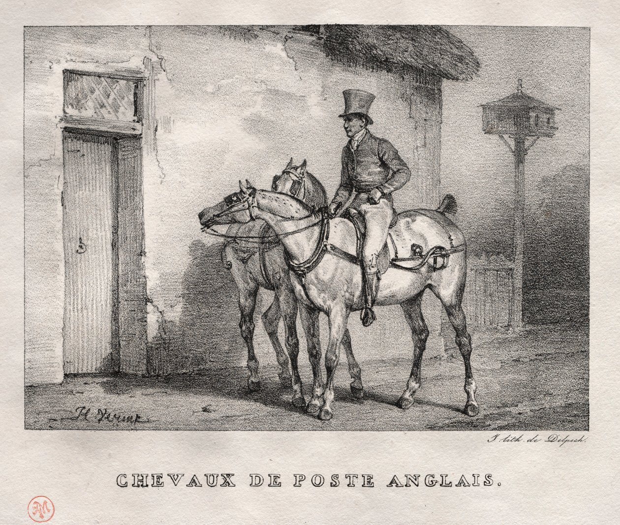 Postalovak, 1823. alkotó: Emile Jean Horace Vernet