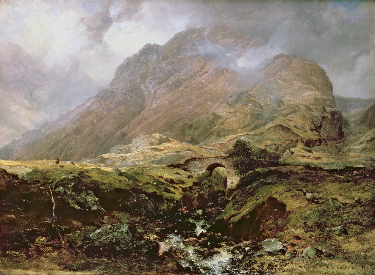 Glencoe, 1847 alkotó: Horatio McCulloch