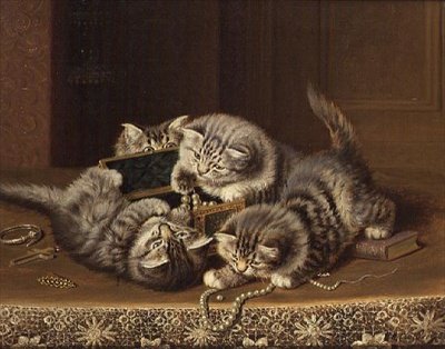 Kiscicák alkotó: Horatio Henry Couldery