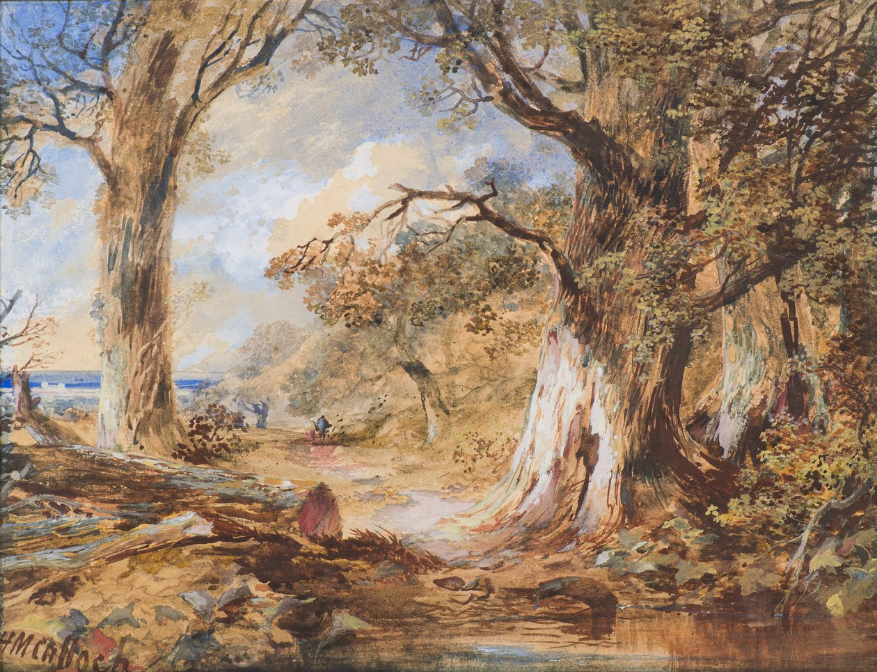Az erdő széle alkotó: Horatio McCulloch
