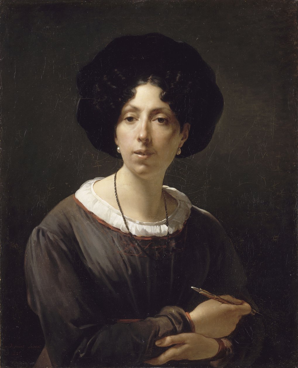 Önarckép alkotó: Hortense Haudebourt Lescot