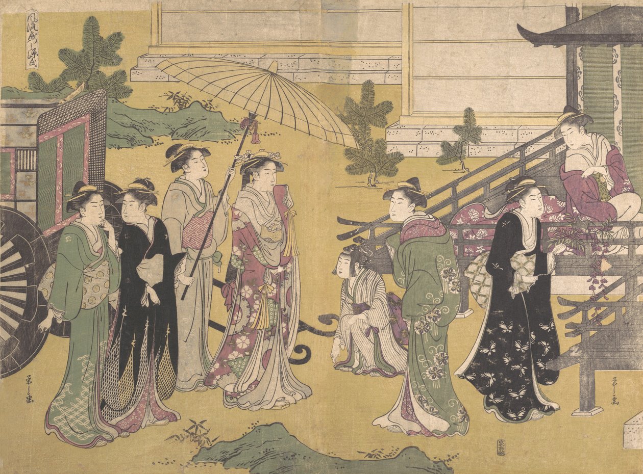 Mi a Fuji hátulja? 1790. alkotó: Hosoda Eishi