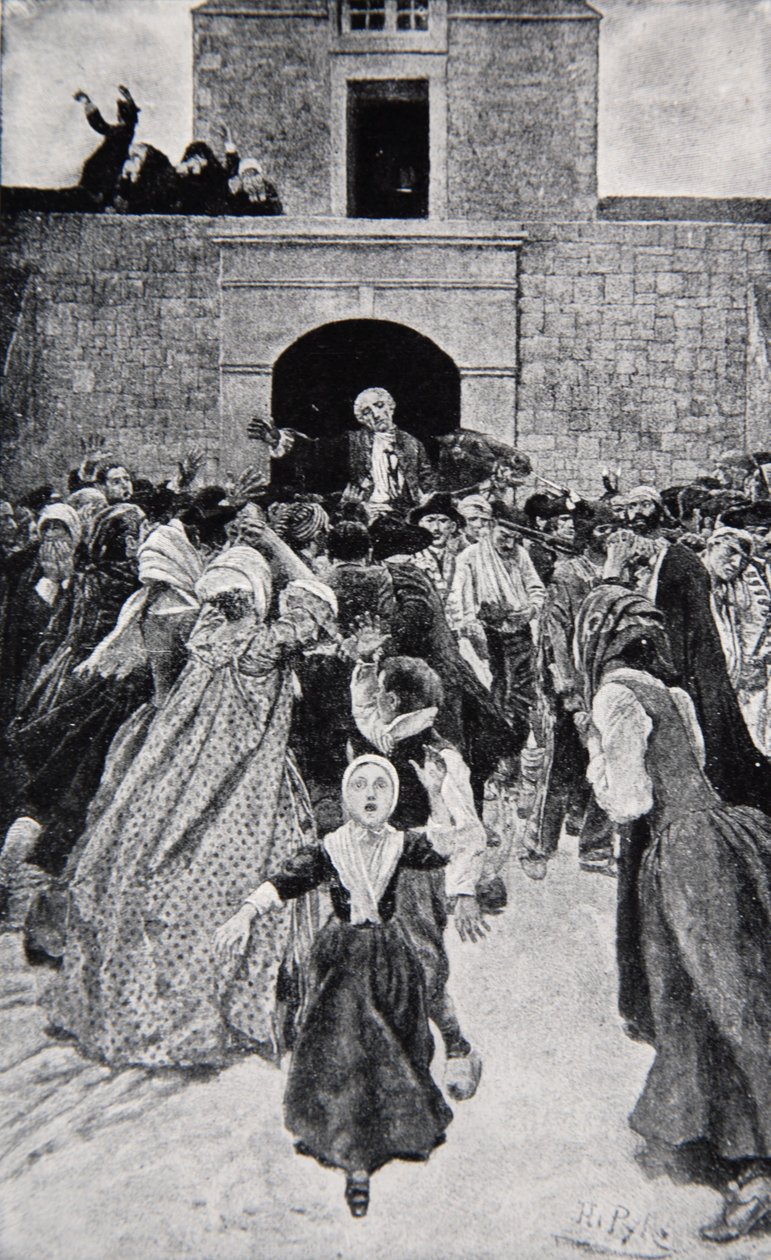 Montcalm bukása alkotó: Howard Pyle