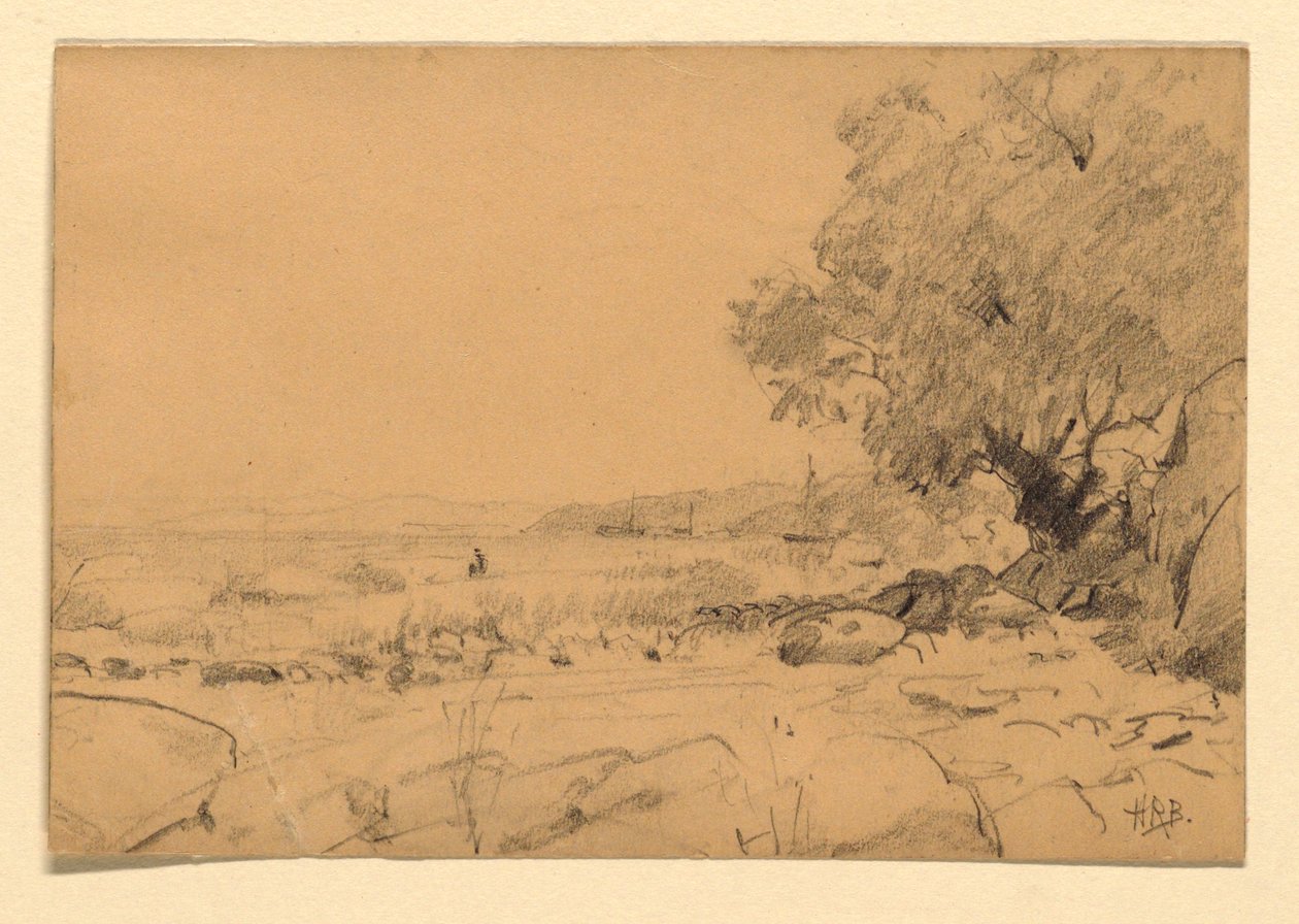 Névtelen. Tájkép. alkotó: Howard Russell Butler