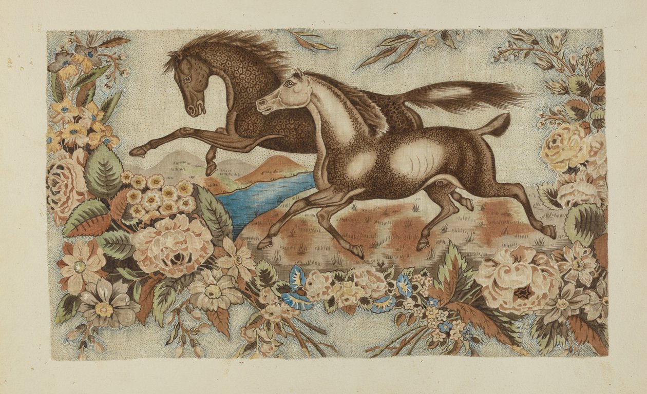Nyomtatott Chintz alkotó: Hubbell McBride
