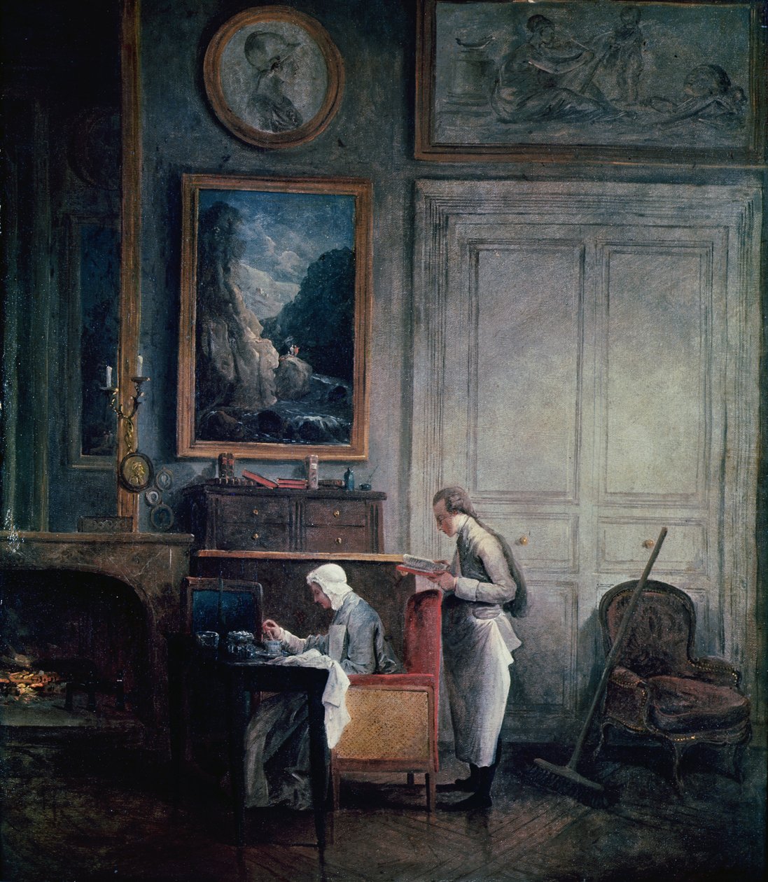 Madame Geoffrin ebédje alkotó: Hubert Robert