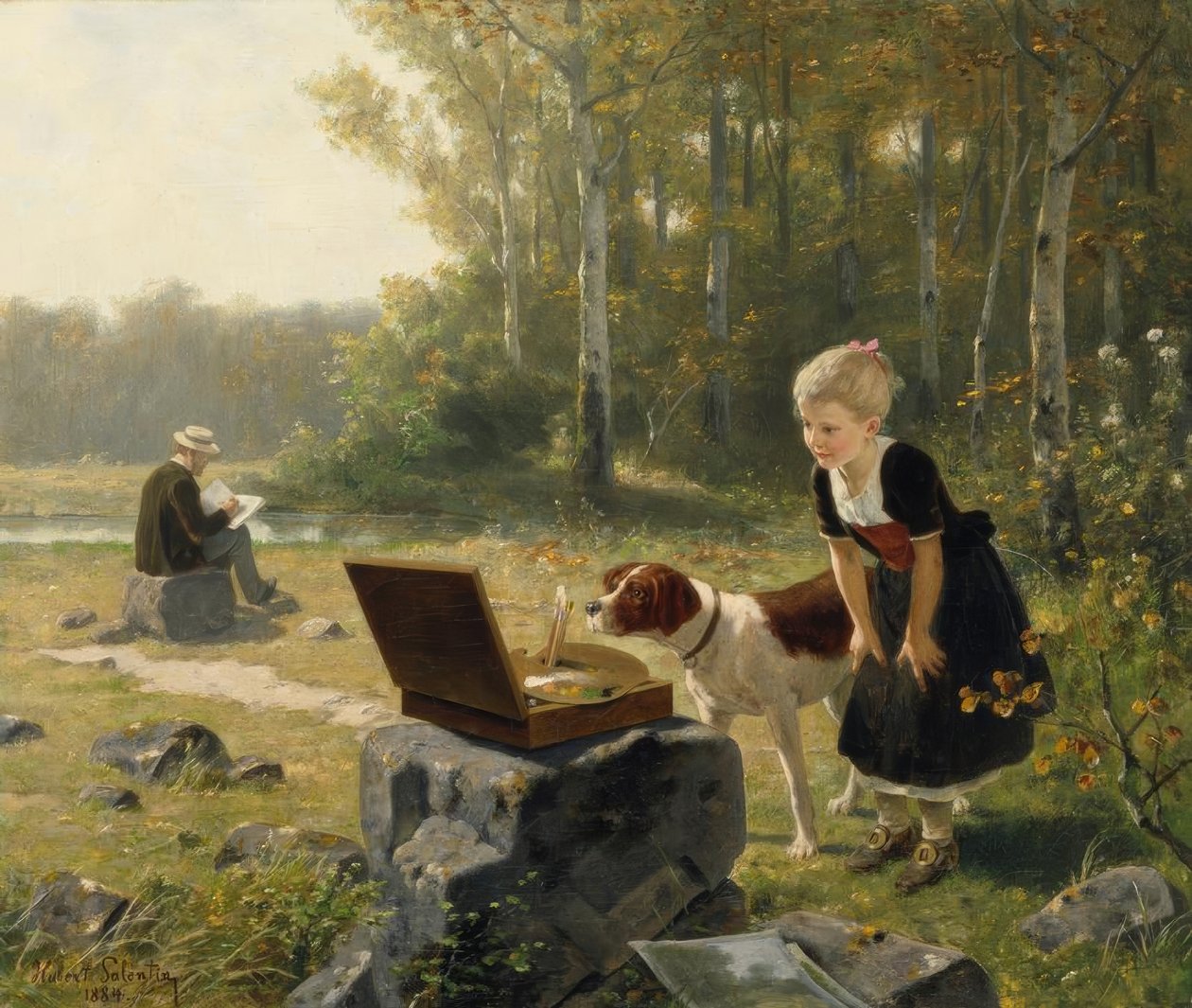 A művészet szerelmesei alkotó: Hubert Salentin