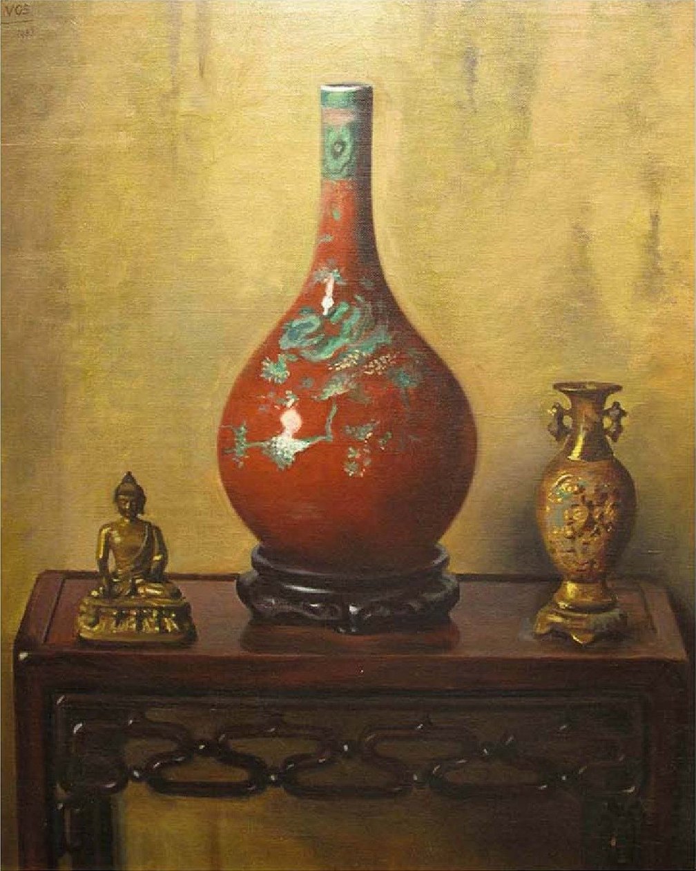 Ajándékok Cixi In császárnőtől alkotó: Hubert Vos