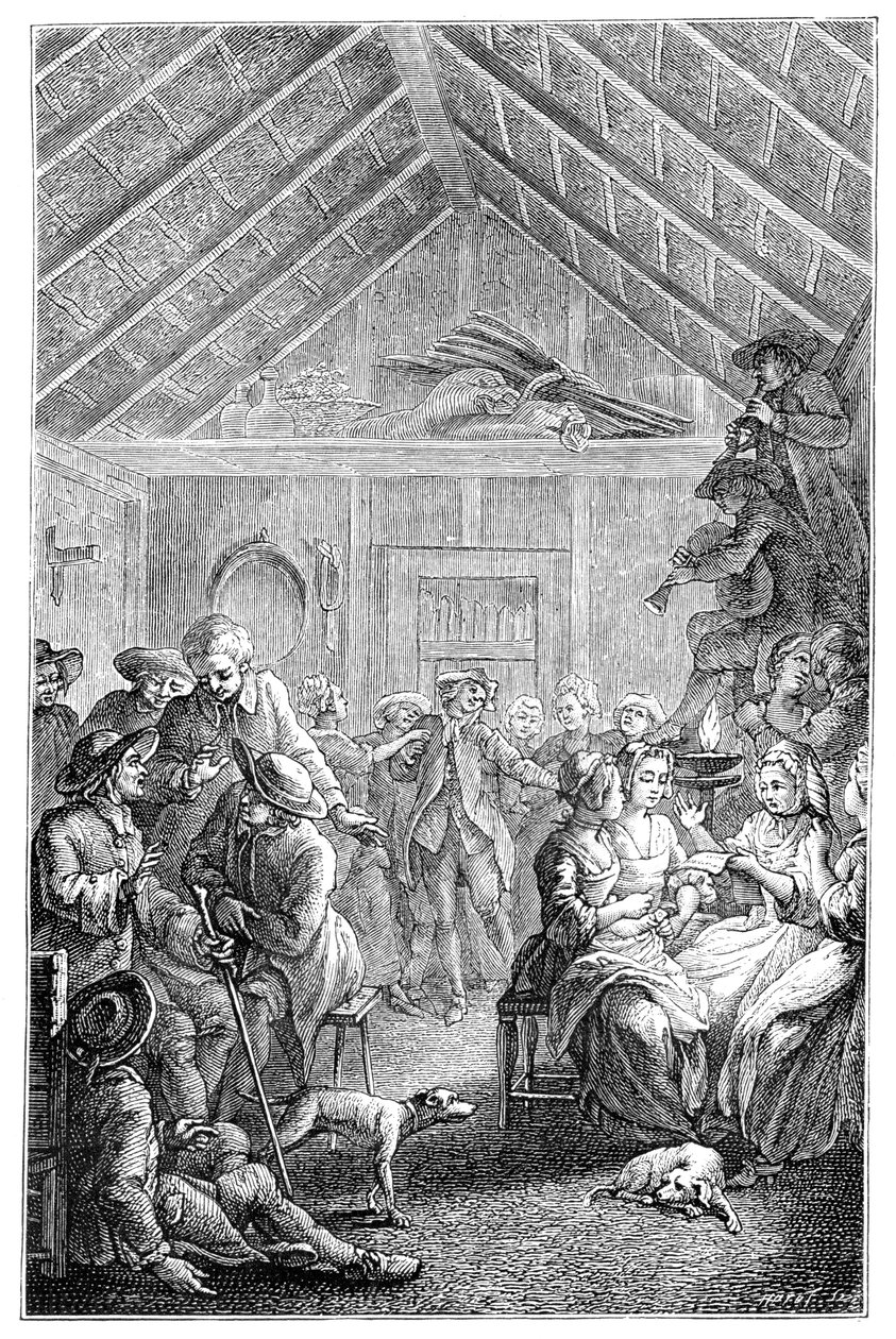 A Téli Gyűlés, 1885. alkotó: Hubert Francois Gravelot