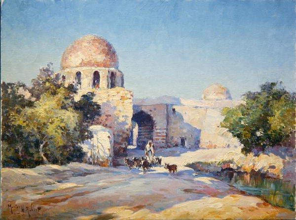 Bab Tuma (Damas) (olaj, vászon) alkotó: Hubert Robert