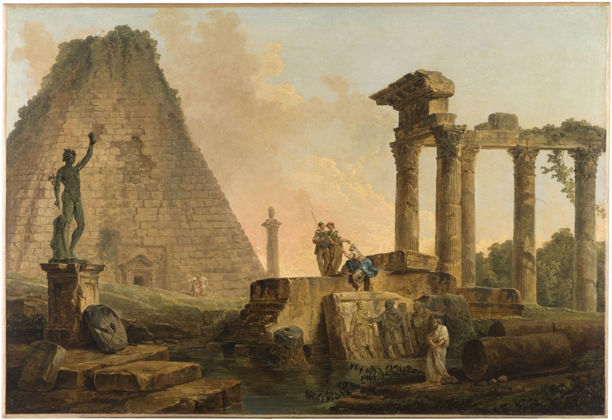 Római romok alkotó: Hubert Robert