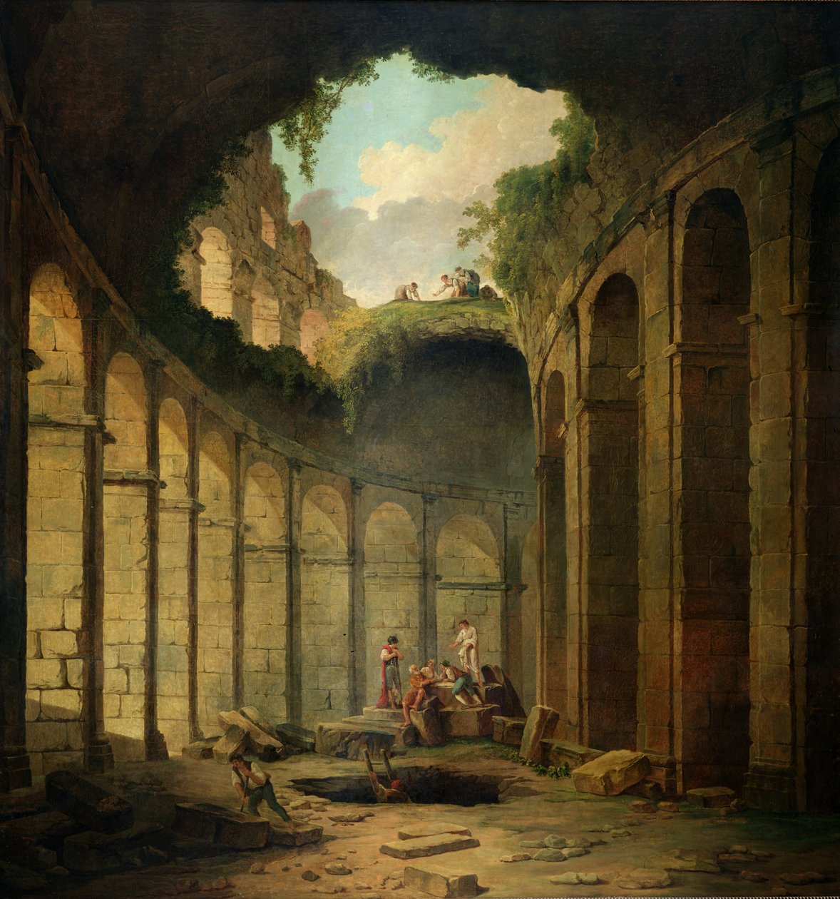 Colosseum, Róma alkotó: Hubert Robert