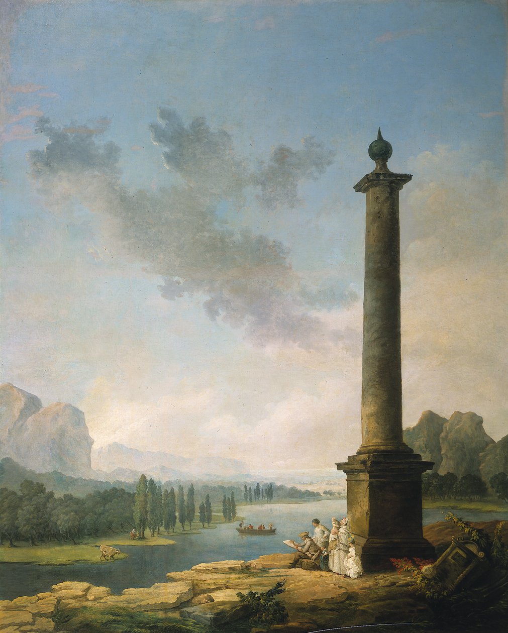 Az oszlop alkotó: Hubert Robert