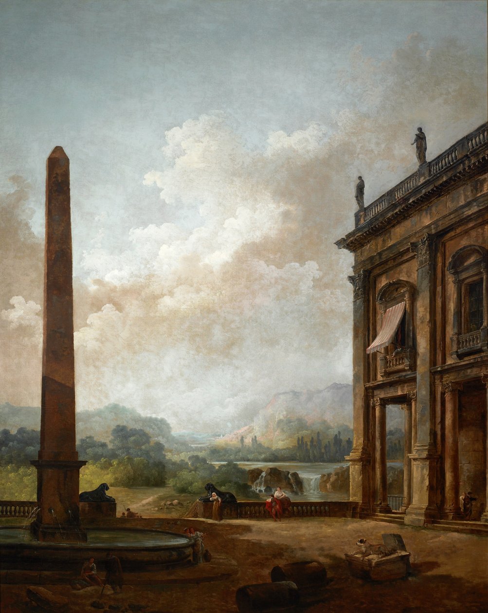 Az obeliszk alkotó: Hubert Robert