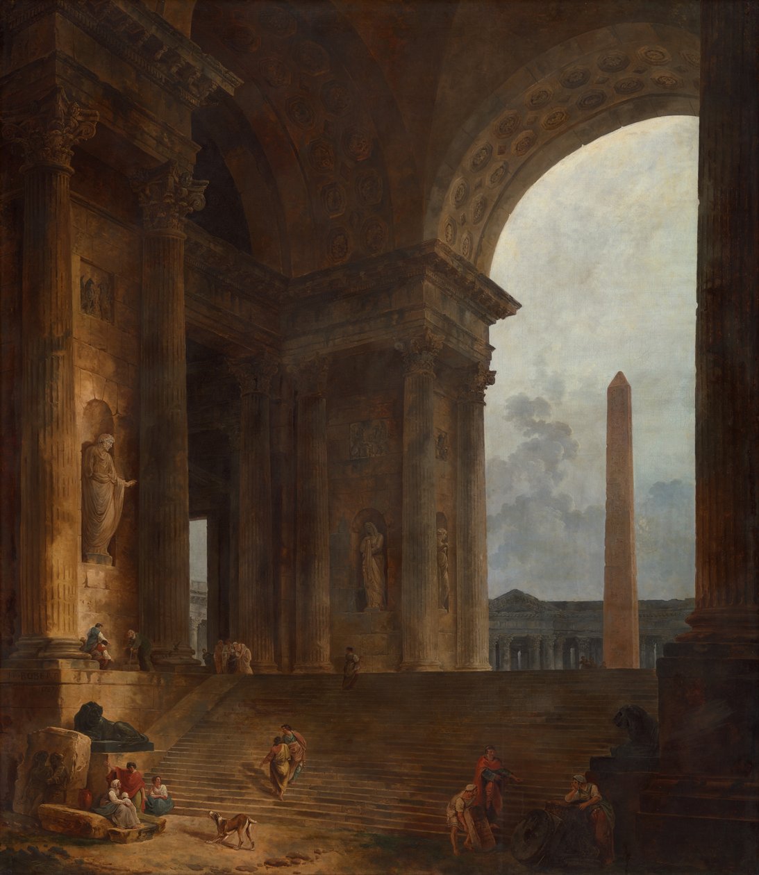 Az obeliszk alkotó: Hubert Robert
