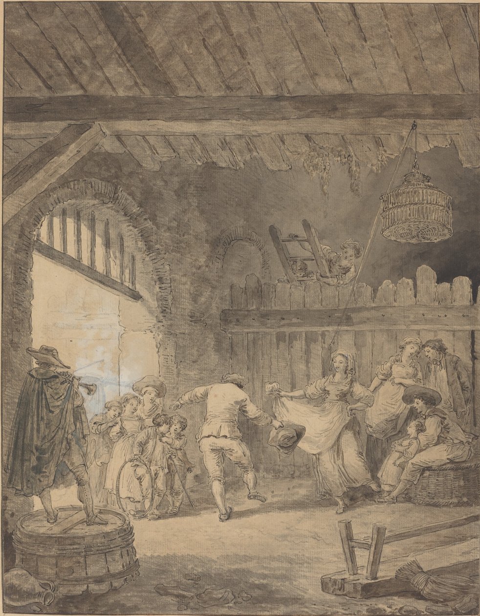 A paraszttánc alkotó: Hubert Robert