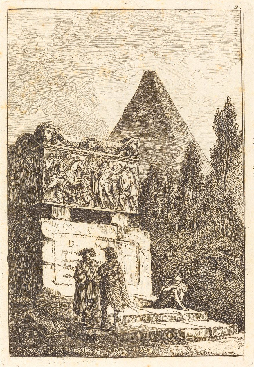A szarkofág alkotó: Hubert Robert